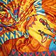 Order Batik scarf 'Desert',a silk handkerchief batik, collection of 'Africa'. OlgaPastukhovaArt. Livemaster. . Shawls Фото №3