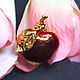 Винтаж: **MFA MUSEUM OF FINE ARTS Брошь "Райское яблочко" винтаж США. Броши винтажные. Broche Studio. Ярмарка Мастеров.  Фото №4