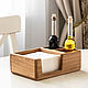 Napkin holder made of oak/ Delivery is free by agreement, Napkin holders, Moscow,  Фото №1