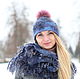 шапка с флисом Лестера " кепка с кудрями", Кепки, Орел,  Фото №1