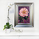 Oil painting on canvas Peony handsome for interior, Pictures, Azov,  Фото №1