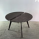 Cтол круглый SLIMLINE SLID BROWN-GRAFI №2 ясень 900мм. Столы. BERGOL. Интернет-магазин Ярмарка Мастеров.  Фото №2