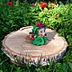 Handmade toys. Rowan! Collection ' Flower hedgehogs!'. Stuffed Toys. Cross stitch and beads!. My Livemaster. Фото №4