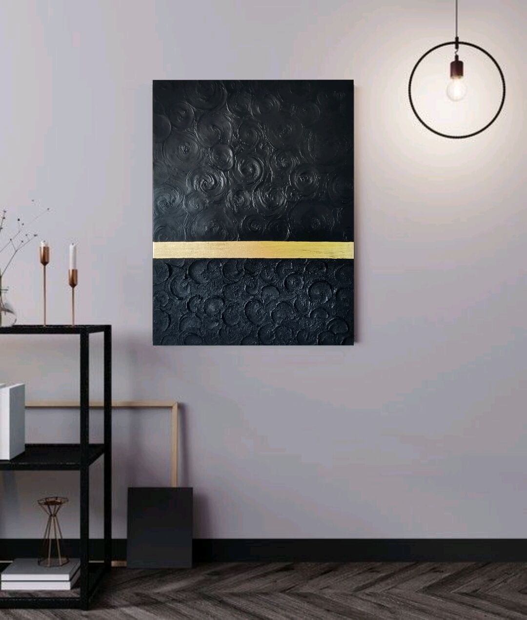 Картина интерьерная в современном стиле "Ночь" в интернет-магазине ...