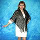 Order Black shawl,Hand knit shawl,Lace Russian shawl,Woolen wrap №99. Oksana (superplatok). Livemaster. . Shawls Фото №3