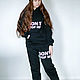 Footer suit with fleece 'Im BOSS' Art-C001. Sweatshirts and hoodies. ModSister. Online shopping on My Livemaster.  Фото №2