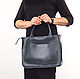 Black leather woman bag. Classic Bag. MiroS. Online shopping on My Livemaster.  Фото №2