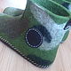 Order boots: Boots mens short. Saenko Natalya. Livemaster. . Felt boots Фото №3