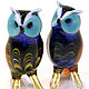 Decorative figurine made of colored glass Owl Ulula. Figurines. In Glass. Online shopping on My Livemaster.  Фото №2