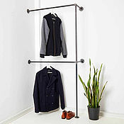 Для дома и интерьера handmade. Livemaster - original item Edge2 - wall rail for clothes, loft hanger. Handmade.