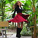 Sun-flared 'Bardo', a warm skirt. Skirts. ALISA. Online shopping on My Livemaster.  Фото №2