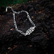 Украшения handmade. Livemaster - original item Pentagram with Celtic knot — women`s bracelet (size adjustable). Handmade.