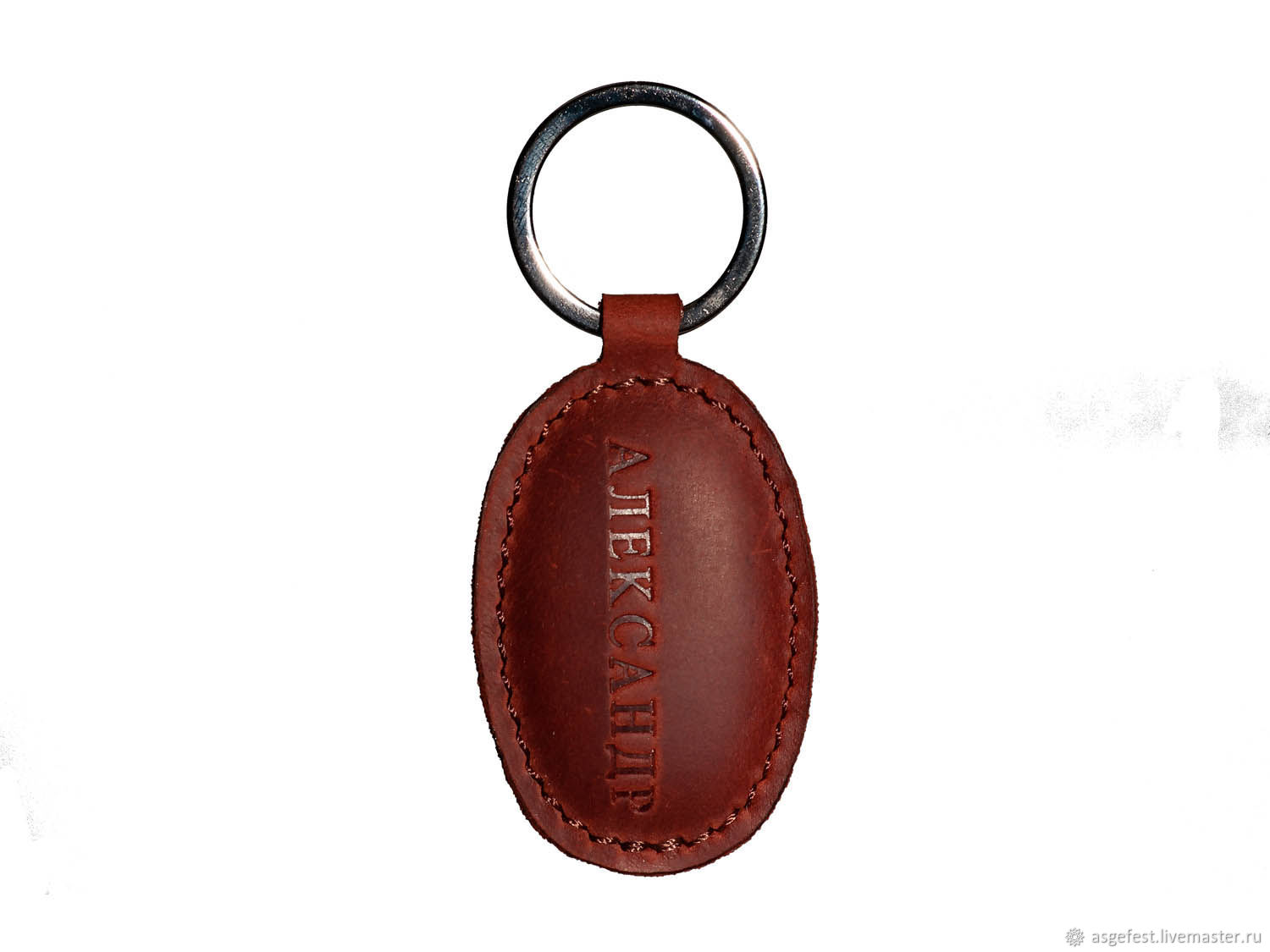 Leather personalized keychain, Key chain, Moscow,  Фото №1