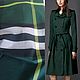 Заказать Хлопок Burberry Изумрудный. Хлопок в крупную клетку. ТКАНИ 'Дамское Счастье'. Ярмарка Мастеров. . Ткани Фото №3