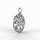 Pendant Wood with stones 925 sterling silver (P33). Pendant. anna-epifanova. My Livemaster. Фото №5