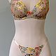 Заказать Нижнее бельё - бюстгальтер + стринги. Natali Lingerie / Нижнее бельё ручной работы!. Ярмарка Мастеров. . Комплекты белья Фото №3