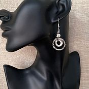 Украшения handmade. Livemaster - original item Stylish earrings metal, Earring, Earrings unusual sohostel. Handmade.