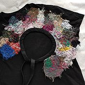 Аксессуары handmade. Livemaster - original item Removable collar made of thread and linen. Handmade.