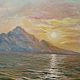 Заказать Картина море, морской пейзаж, х.,масло, 40х60 см. Парусник на закате. 'Живая палитра' Ольги Тикуновой. Ярмарка Мастеров. . Картины Фото №3