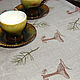 Linen napkin path on the table with a napkin. Swipe. Sewing fad. My Livemaster. Фото №4