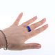 Ring. Lapis lazuli and turquoise. Size 19.5-20. Rings. ARIEL - MOSAIC. My Livemaster. Фото №6