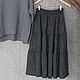 Tweed woolen grey skirt. Skirts. Katlen-store. My Livemaster. Фото №6