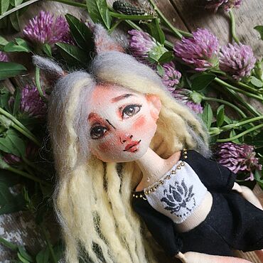  ручной работы. Ярмарка Мастеров - ручная работа Лисичка Маша кукла из ткани. Handmade.