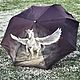 Зонт с ручной росписью «Пегас». Зонты. Светлана. Интернет-магазин Ярмарка Мастеров.  Фото №2