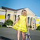 Желтый сарафан из хлопка, Сарафаны, Москва,  Фото №1