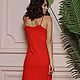 Красная сорочка из конопли. Сорочка. Uzor Wear. Ярмарка Мастеров.  Фото №4