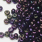Материалы для творчества handmade. Livemaster - original item Czech beads 10/0 Purple iris 59195 10 g Preciosa. Handmade.
