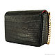 Сумка из кожи крокодила Luxury Black. Классическая сумка. Exotiq Python - Мир Экзотики. Ярмарка Мастеров.  Фото №5