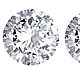 A PAIR of Moissanite, color G-H. 4,2 mm 0,66 ct, Cabochons, Rostov-on-Don,  Фото №1