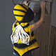 Felted vest for the boy 'Young bees'. Childrens vest. Nataly Kara - одежда из тонкого войлока. My Livemaster. Фото №6
