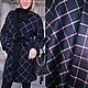 Остаток Пальтовая Шерсть Chanel Италия. Ткань на пальто в клетку, Ткани, Москва,  Фото №1