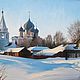 Зимний Суздаль.Кремль, Картины, Иваново,  Фото №1