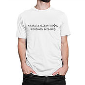 Мужская одежда handmade. Livemaster - original item T-shirt with the print 