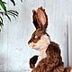 Teddy Miron rabbit rabbit collectible author's bunny Easter. Teddy Toys. NatalyTools (natalytools). My Livemaster. Фото №4