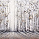 Large interior painting in gray tones Silver birch forest. Pictures. kartina-sochi. Online shopping on My Livemaster.  Фото №2