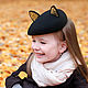 Беретик "Petit chaton d'automne"(Осенний котёнок). Шляпы. Наталья Прокофьева. Ярмарка Мастеров.  Фото №6