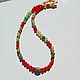 Carnelian beads with agate with ji bead. Beads2. BalticAmberJewelryRu Tatyana. My Livemaster. Фото №6