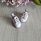 Sneakers for doll ob11color - white 19mm, Clothes for dolls, Novosibirsk,  Фото №1