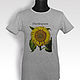 Sunflower T-Shirt. T-shirts. decades. My Livemaster. Фото №4