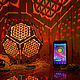 Interior lamp night light made of wood ' Flower of Life'. Ceiling and pendant lights. tesso. My Livemaster. Фото №5