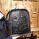 Рюкзак женский кожаный ЧЁРНОЕ & ЗОЛОТОЕ. Рюкзаки. Татьяна Ермилова (ExVlata). Ярмарка Мастеров.  Фото №6