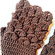 Mittens Dragon Scales Knitted Warm Mittens Gloves Brown. Mitts. Yuliya Chernova. My Livemaster. Фото №4