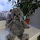 Вязаный крючком Басик. Амигуруми куклы и игрушки. Крючок Волчок (Алла Новикова). Интернет-магазин Ярмарка Мастеров.  Фото №2