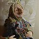 Заказать Кукла Баба Яга смешная  и ёжкин кот. Куклы  Оксаны Малиновской. Ярмарка Мастеров. . Интерьерная кукла Фото №3