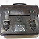 Mens wide portfolio with a device for sealing. Men\'s bag. YanKorS leather. Online shopping on My Livemaster.  Фото №2
