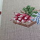 Order Notepad culinary cross stitch Radishes. Comfortable gifts. Livemaster. . Recipe books Фото №3